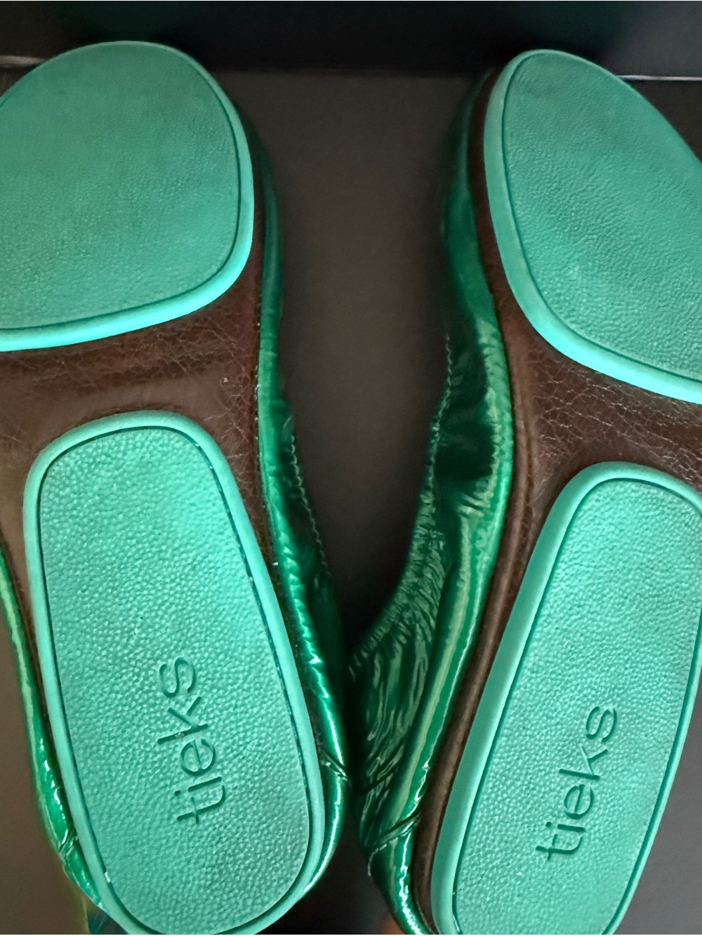 Tieks size 9 - Emerald Green - Picture 5 of 7